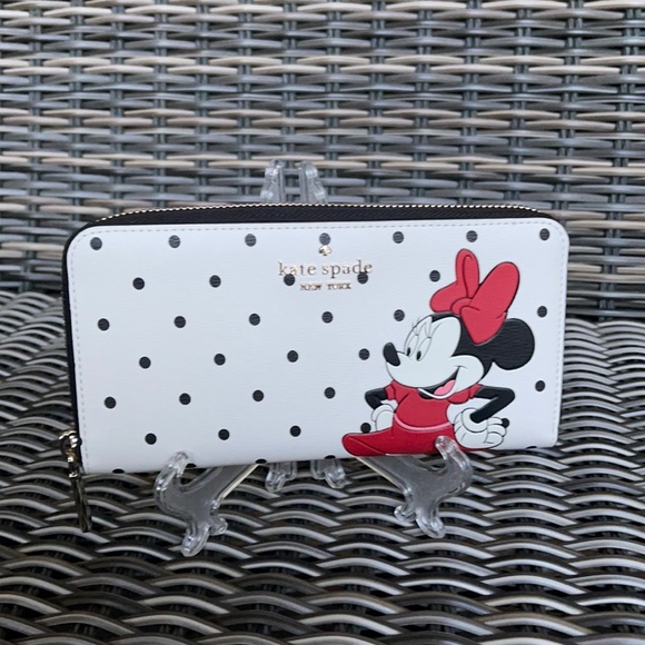 disney x kate spade new york other minnie mouse large continental wallet - Picture 16 of 16